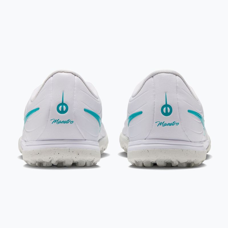 Încălțăminte de fotbal pentru copii Nike Tiempo Maestro Academy Jr TF white/white/dusty cactus 4