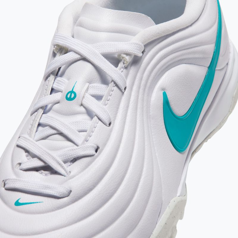 Încălțăminte de fotbal pentru copii Nike Tiempo Maestro Academy Jr TF white/white/dusty cactus 5