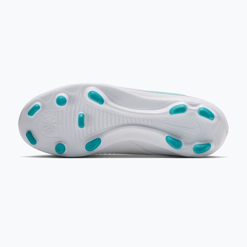 Încălțăminte de fotbal pentru copii Nike Phantom 6 Low Club Jr MG white/white/dusty cactus 4