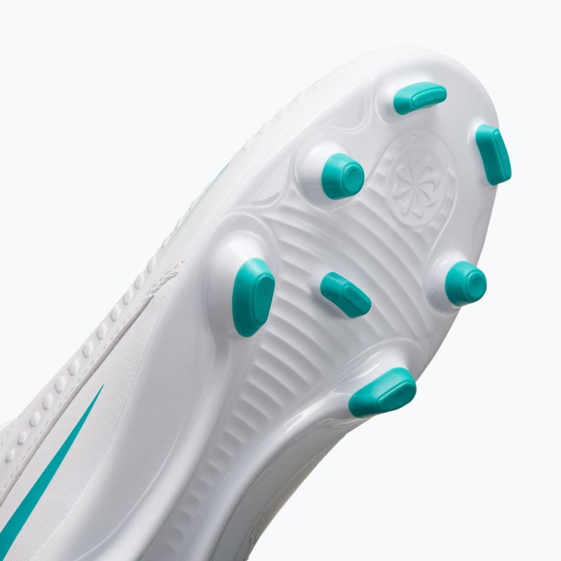 Încălțăminte de fotbal pentru copii Nike Phantom 6 Low Club Jr MG white/white/dusty cactus 7
