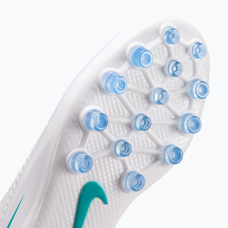 Încălțăminte de fotbal pentru copii Nike Phantom 6 High Academy AG white/white/dusty cactus 6
