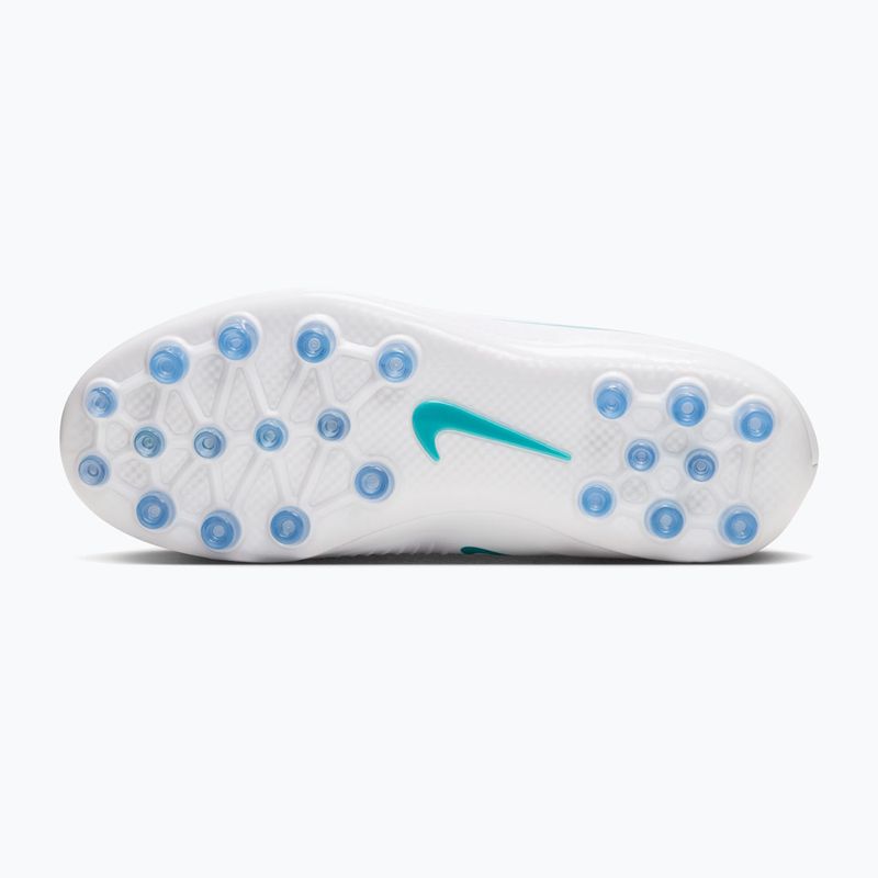 Încălțăminte de fotbal pentru copii Nike Phantom 6 High Academy AG white/white/dusty cactus 9