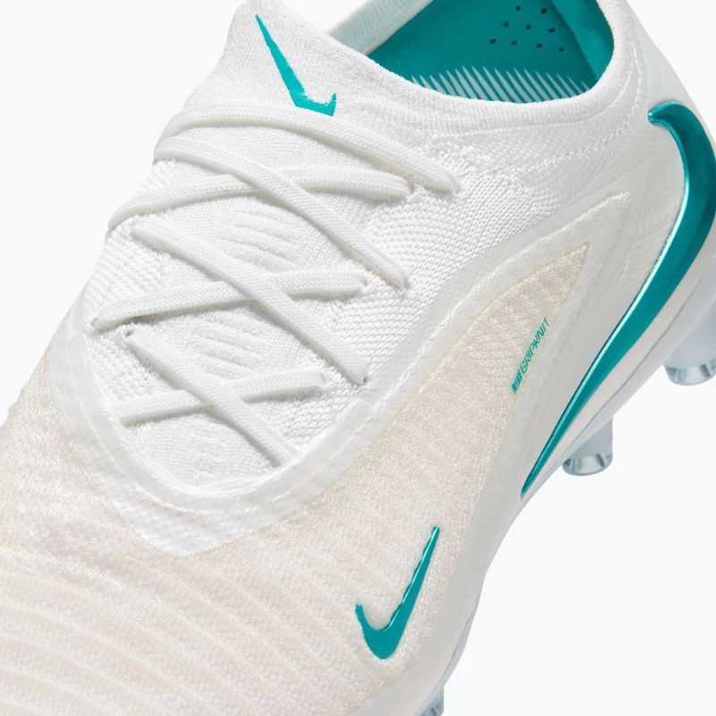 Încălțăminte de fotbal pentru bărbați Nike Phantom 6 Low Elite AG-Pro white/white/dusty cactus 5
