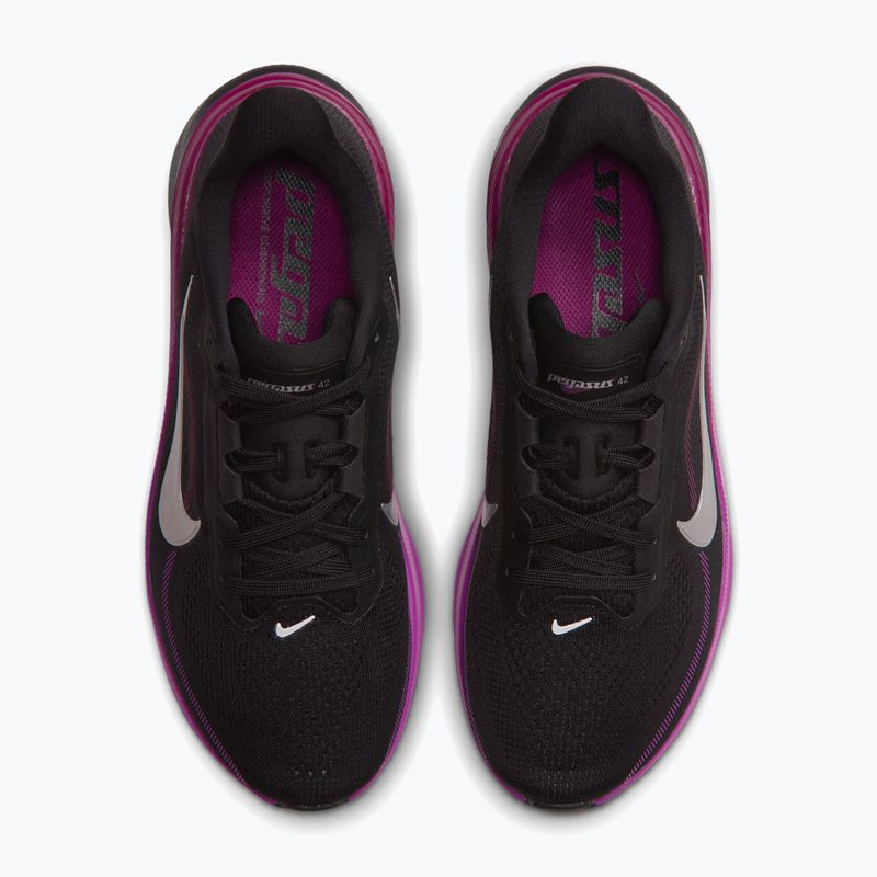 Încălțăminte de alergare pentru femei Nike Pegasus 42 black/vivid purple/metallic silver 4