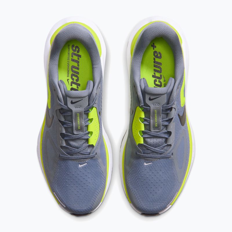 Încălțăminte de alergare pentru bărbați Nike Structure Plus Cool Grey/Lemon Venom/White/Black 4