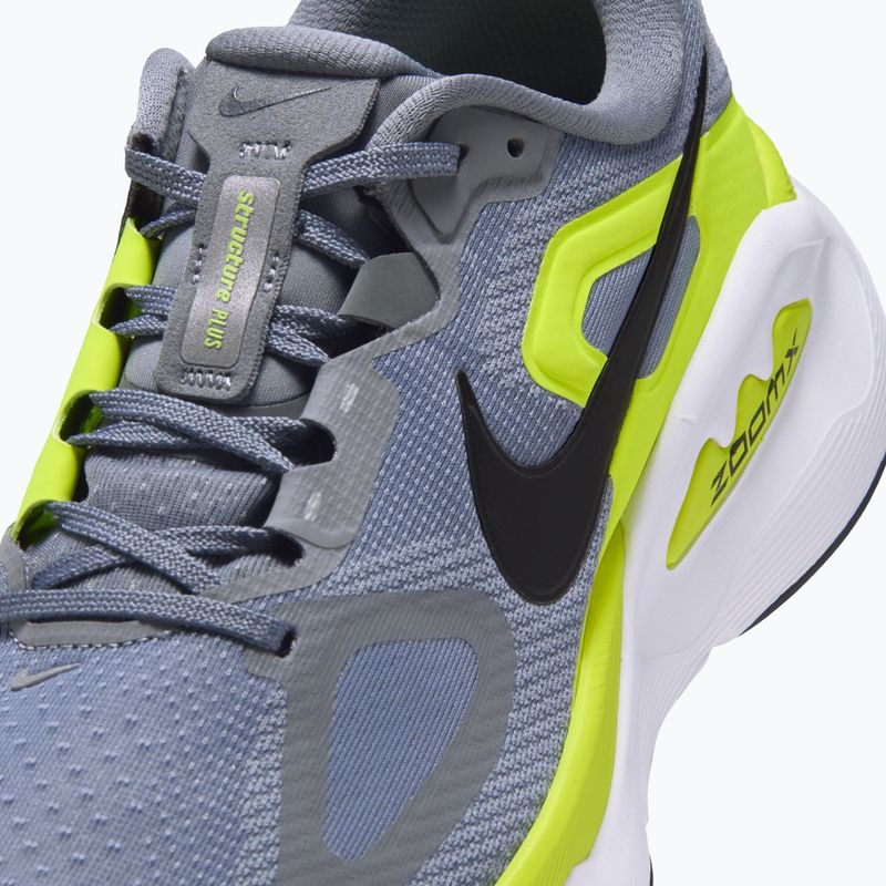 Încălțăminte de alergare pentru bărbați Nike Structure Plus Cool Grey/Lemon Venom/White/Black 5