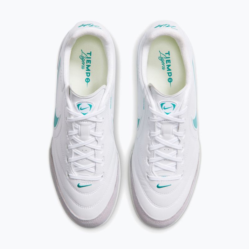 Încălțăminte de fotbal pentru bărbați Nike Tiempo Ligera Pro TF white/white/dusty cactus 3
