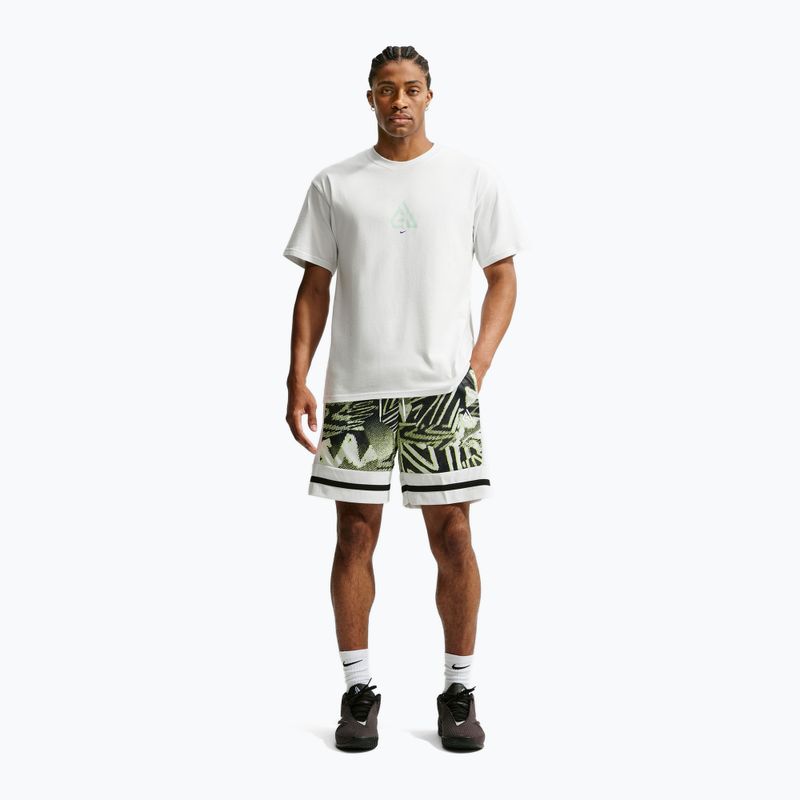 Pantaloni scurți de baschet pentru bărbați Nike Giannis volt/off white/off white 2