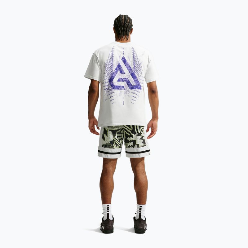 Pantaloni scurți de baschet pentru bărbați Nike Giannis volt/off white/off white 3