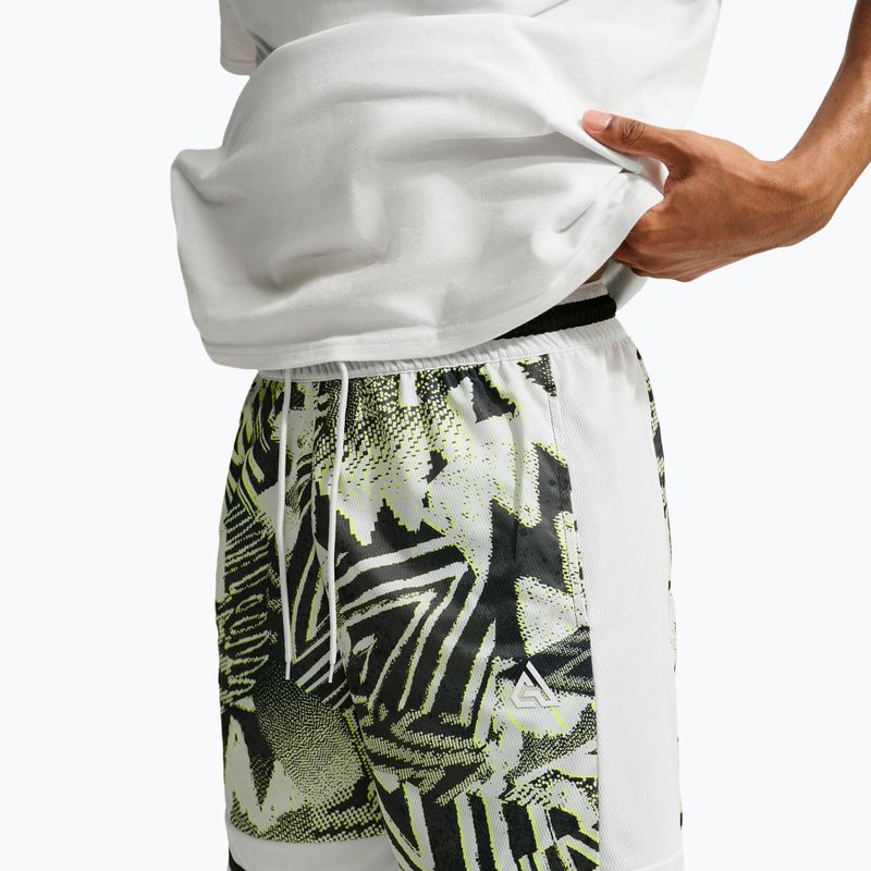 Pantaloni scurți de baschet pentru bărbați Nike Giannis volt/off white/off white 4
