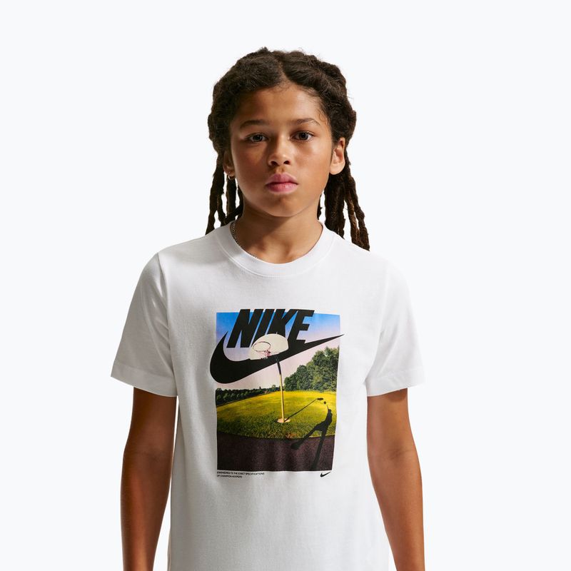 Tricou pentru copii Nike Sportswear white 4