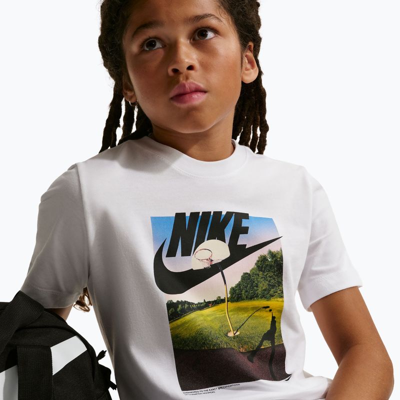 Tricou pentru copii Nike Sportswear white 5