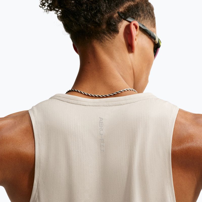 Tricou de alergare pentru bărbați Nike Stride cream Ii/sail 7