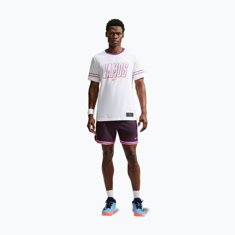 Tricou pentru bărbați Nike Court Dri-FIT Cotton white 2