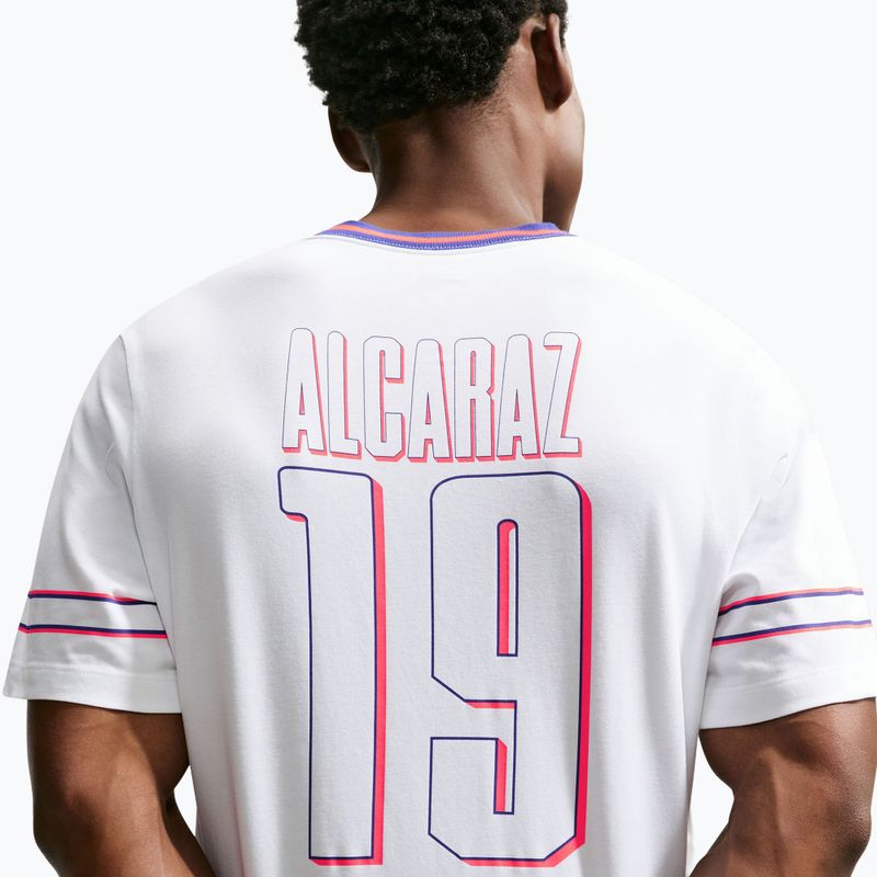 Tricou pentru bărbați Nike Court Dri-FIT Cotton white 5