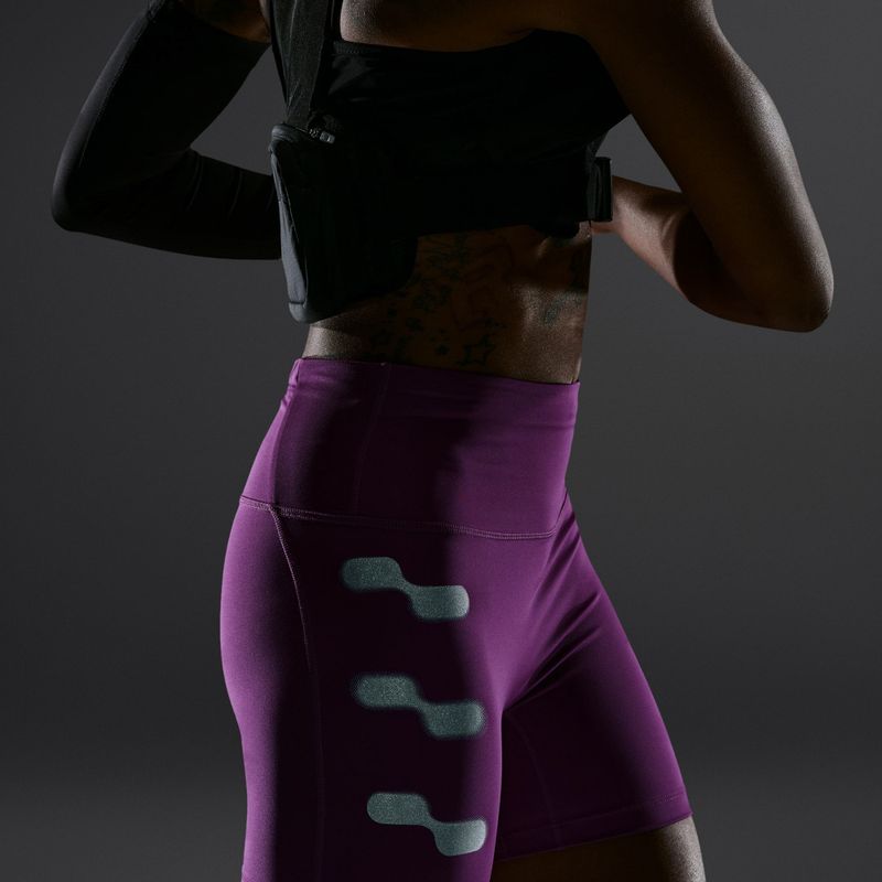 Pantaloni scurți de alergare pentru femei Nike Tempo Flash bold berry 7