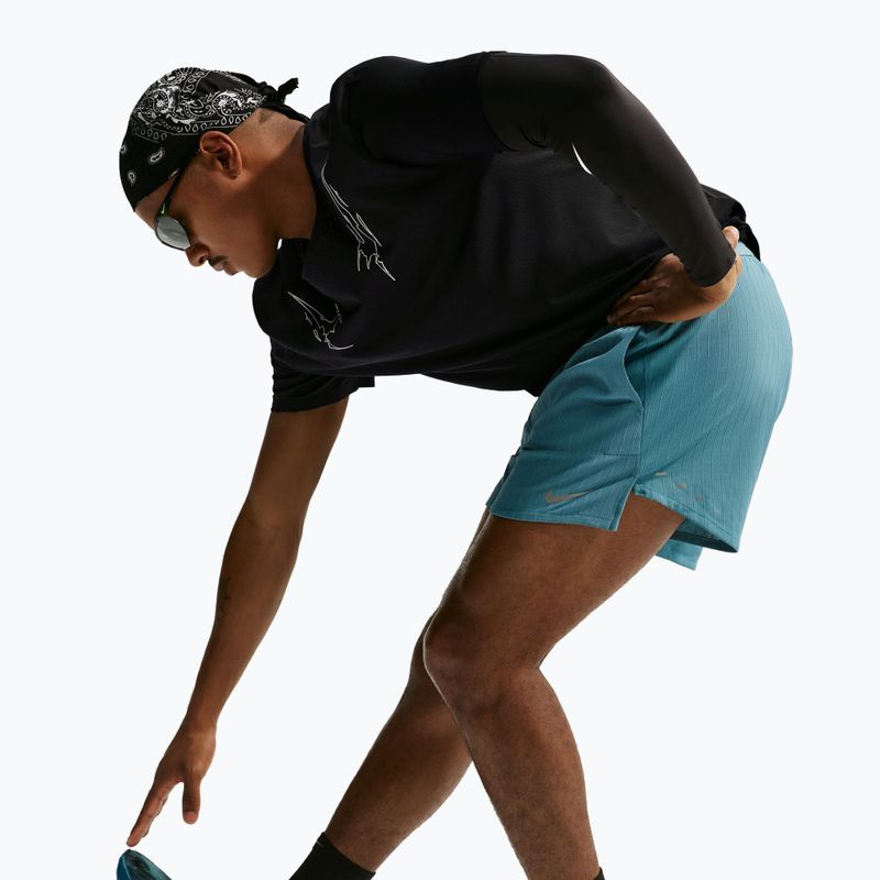 Pantaloni scurți de alergare pentru bărbați Nike Stride smokey blue 6
