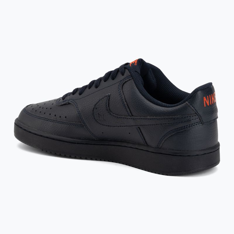 Încălțăminte pentru bărbați Nike Court Vision Low Next Nature dark obsidian/picante red/dark obsidian 3