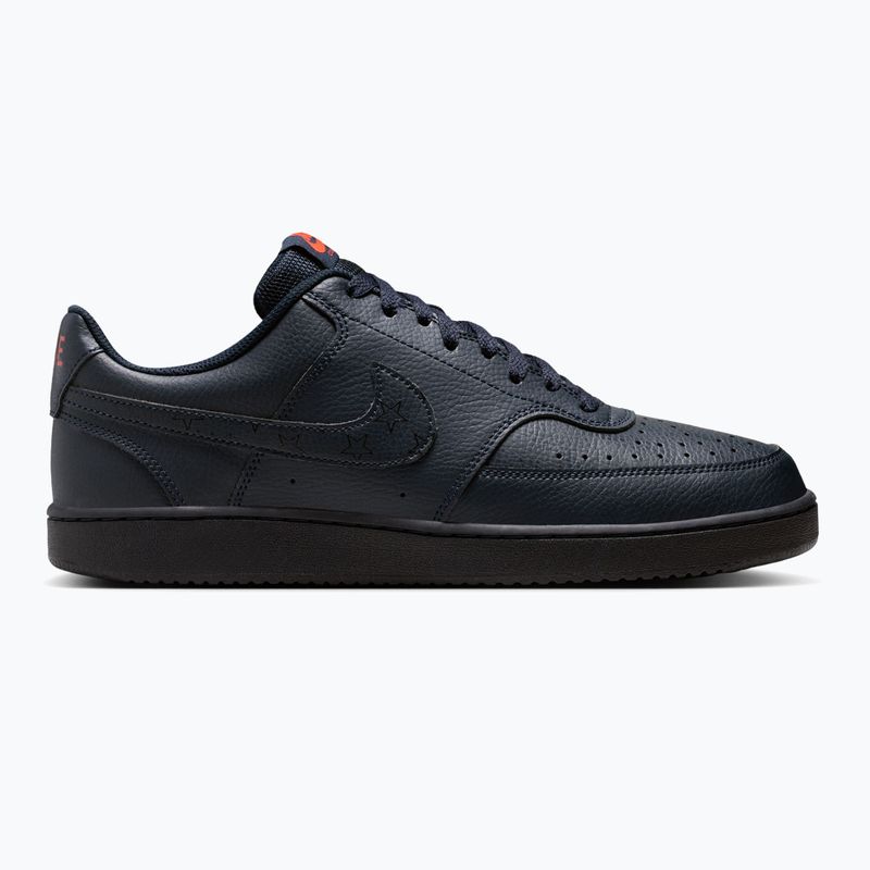 Încălțăminte pentru bărbați Nike Court Vision Low Next Nature dark obsidian/picante red/dark obsidian