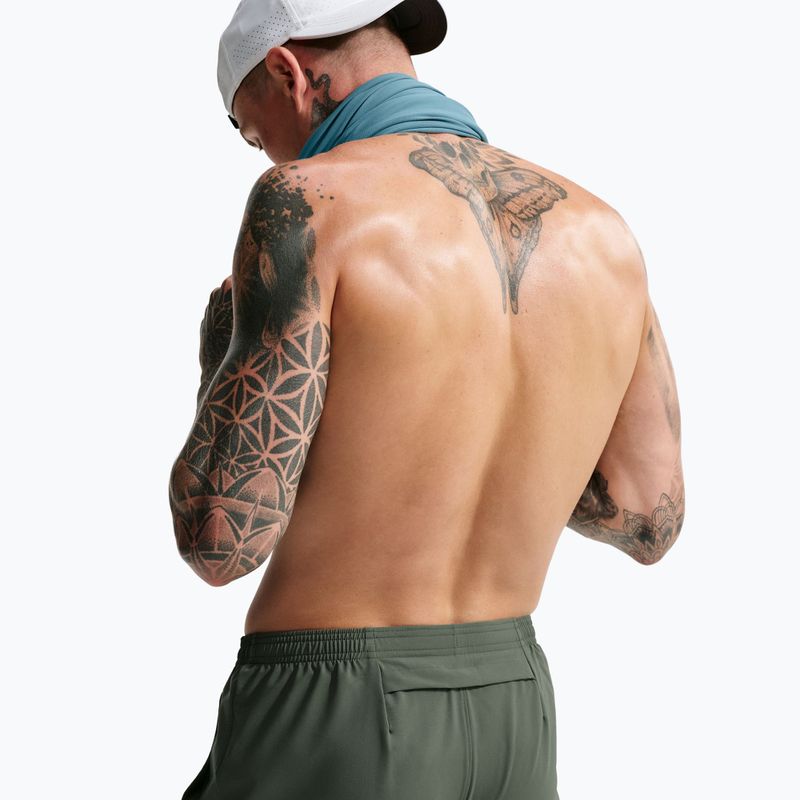 Pantaloni de alergare pentru bărbați Nike Miler Dri-Fit Woven camo green/mineral slate 5