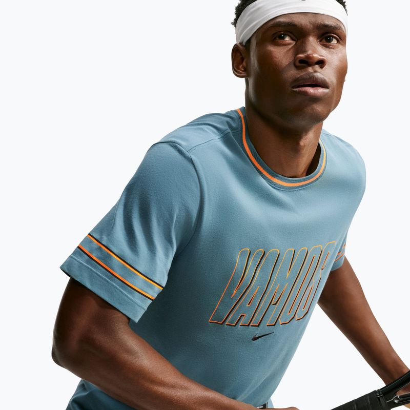 Tricou pentru bărbați Nike Court Dri-FIT Cotton smokey blue 6