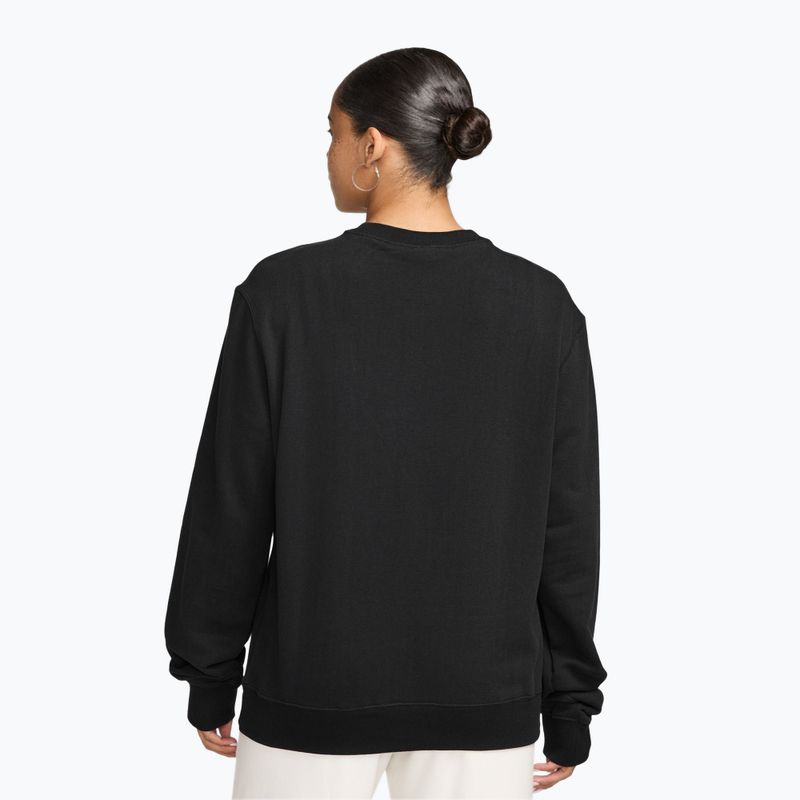 Bluză pentru femei Nike Studio Fleece Lightweight total black/sail 2