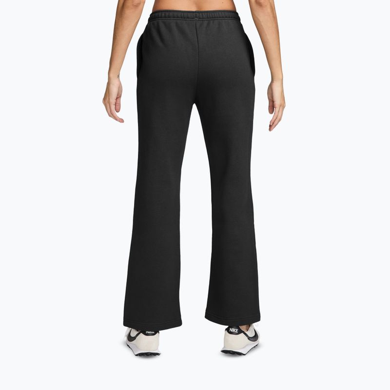 Pantaloni pentru femei Nike Studio Fleece total black/sail 2