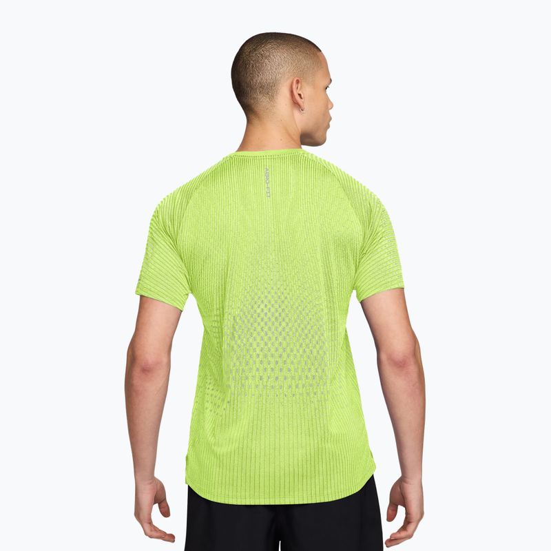 Tricou de alergare pentru bărbați Nike Stride Aero-FIT light lemon twist 2