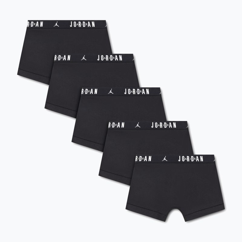 Boxeri bărbați Nike Jordan Cotton Trunk 5 bucăți Negri 2