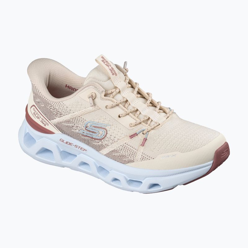 Încălțăminte pentru femei SKECHERS Glide Step Altus Fast Lane beige 8