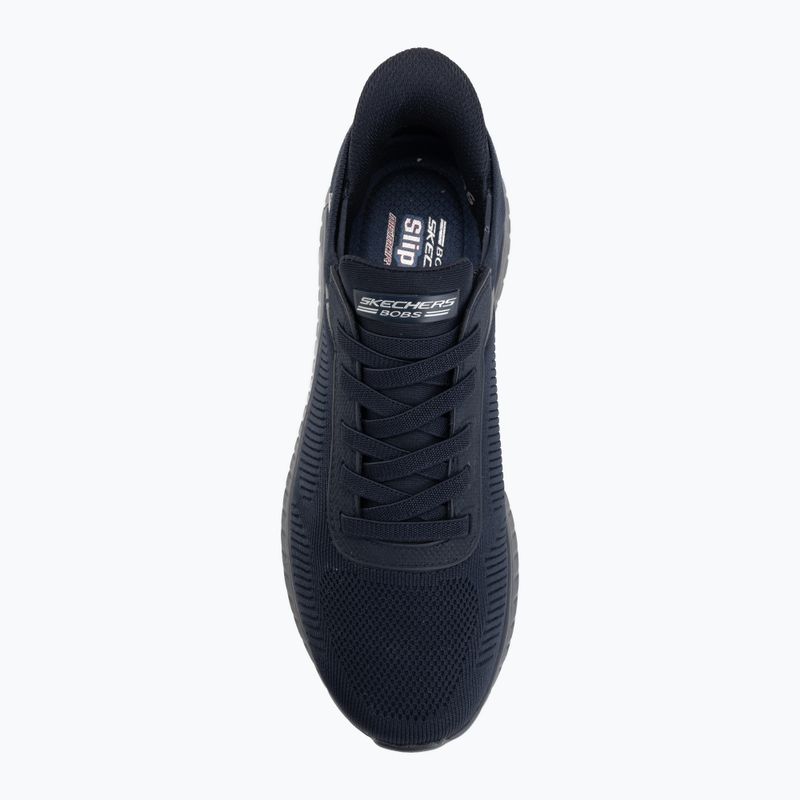 Încălțăminte pentru bărbați SKECHERS Bobs Squad Chaos Solid Step blue 5