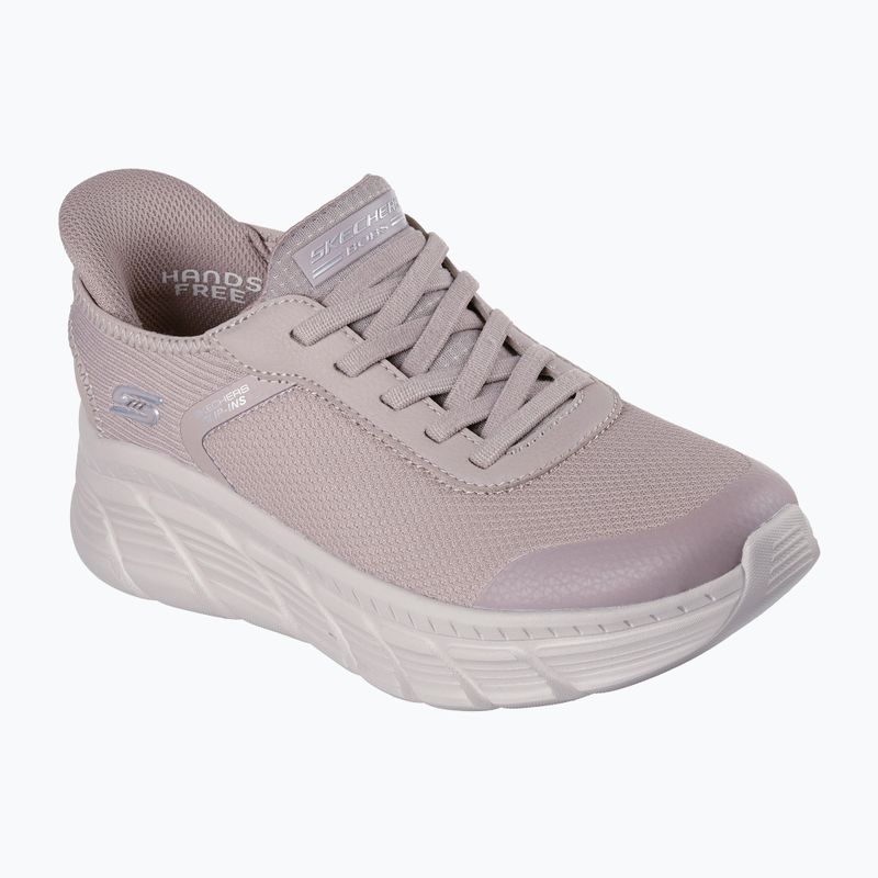 Încălțăminte pentru femei SKECHERS Bobs B Flex Hi Linear Force gray 8