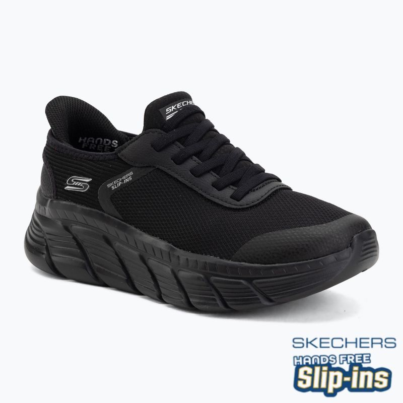 Încălțăminte pentru femei SKECHERS Bobs B Flex Hi Linear Force black