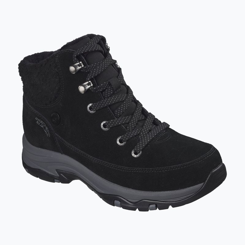 Ghete pentru femei SKECHERS Trego Snow Breeze Black