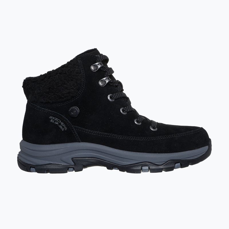 Ghete pentru femei SKECHERS Trego Snow Breeze Black 2
