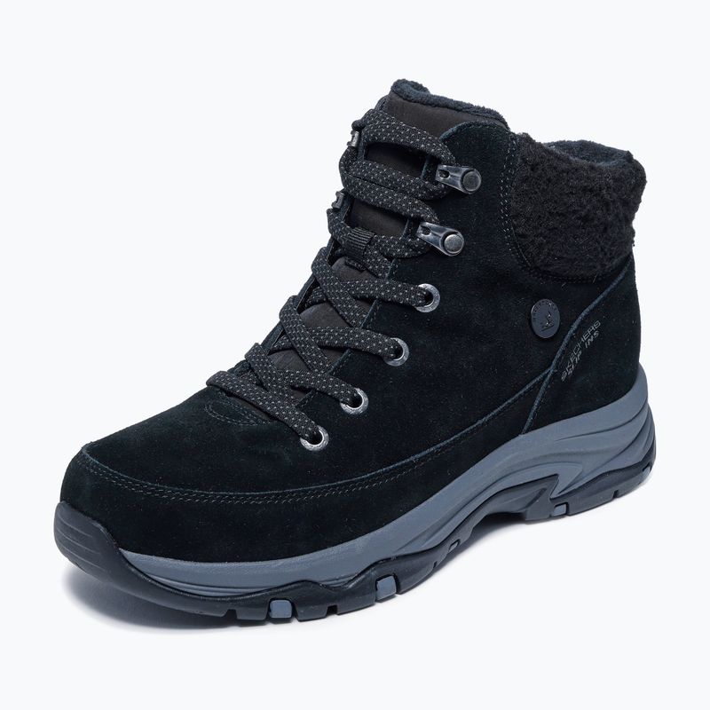 Ghete pentru femei SKECHERS Trego Snow Breeze Black 4