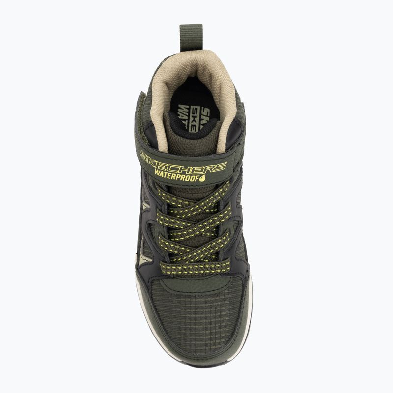 Încălțăminte pentru copii SKECHERS Storm Blazer Drizzle Squad olive/black 5