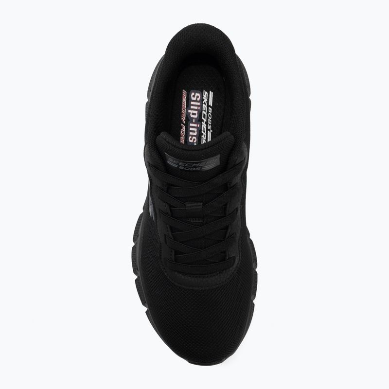Încălțăminte pentru bărbați SKECHERS Bobs B Flex Glacial Edge black 5