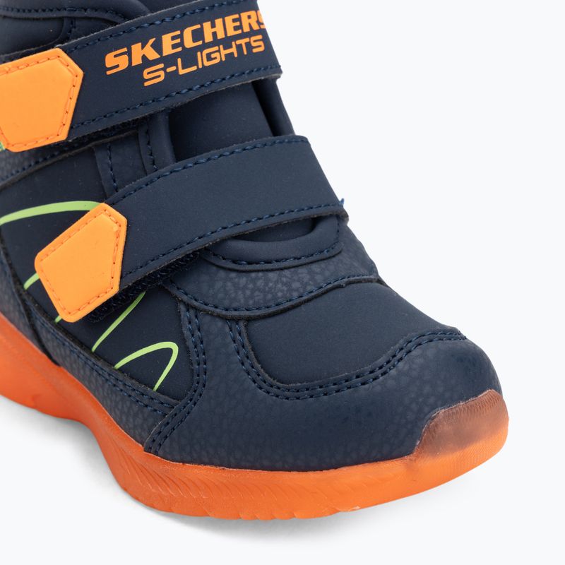 Încălțăminte pentru copii SKECHERS Illumi-Brights Splash Beams  navy/orange 7
