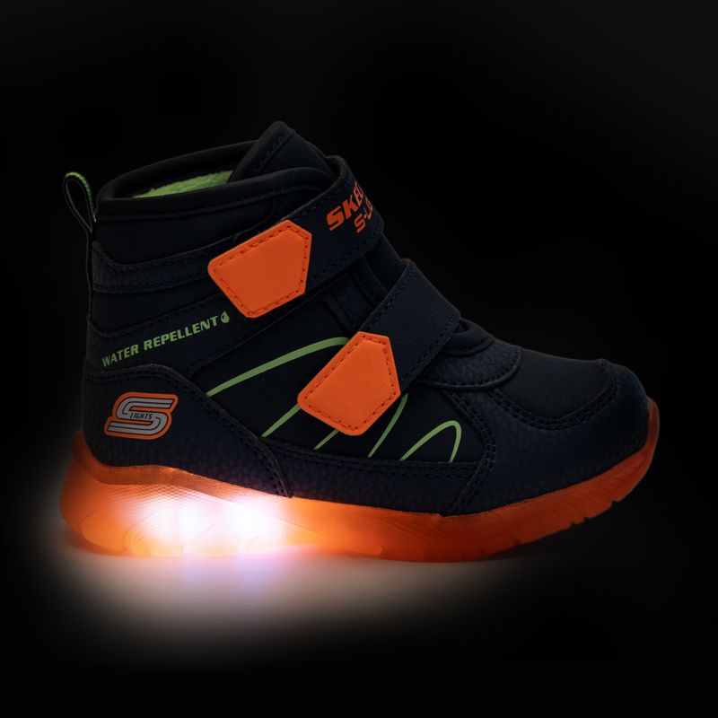Încălțăminte pentru copii SKECHERS Illumi-Brights Splash Beams  navy/orange 8