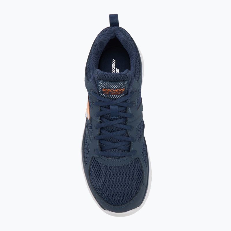 Pantofi bărbați SKECHERS Burns Agoura navy/orange 5