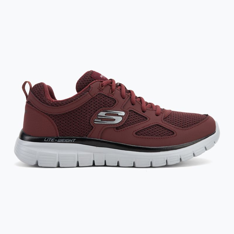 Pantofi bărbați SKECHERS Burns Agoura burgundy 2