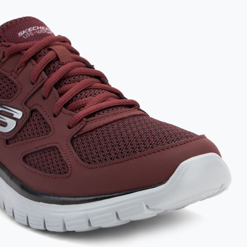 Pantofi bărbați SKECHERS Burns Agoura burgundy 7