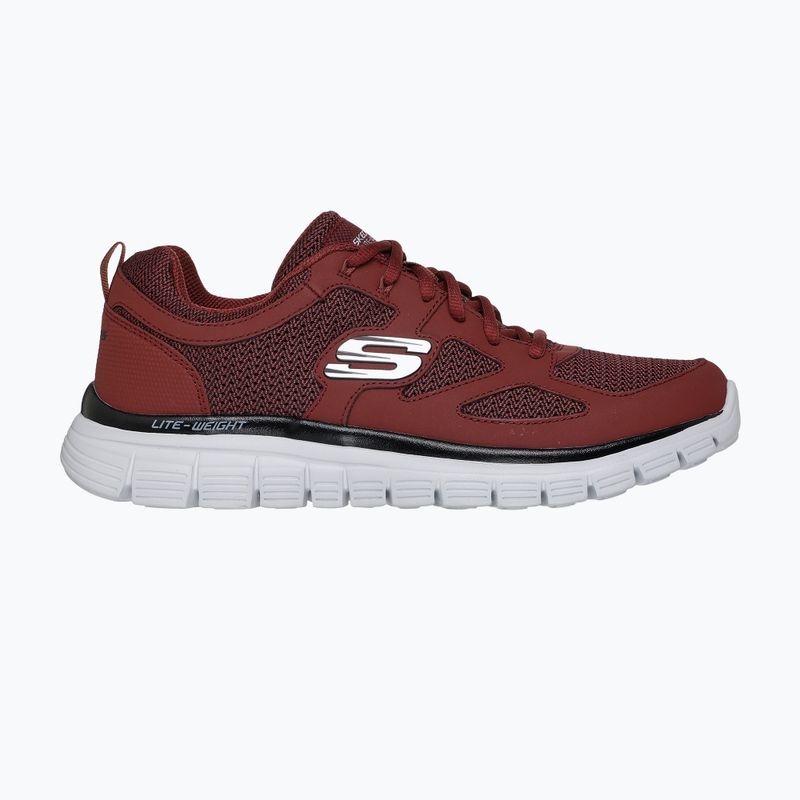 Pantofi bărbați SKECHERS Burns Agoura burgundy 2
