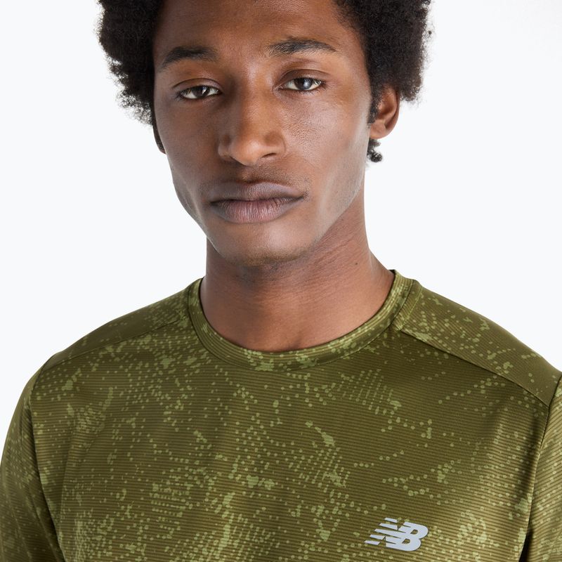 Tricou pentru bărbați New Balance Essentials Printed T-Shirt wakame/sport green 4