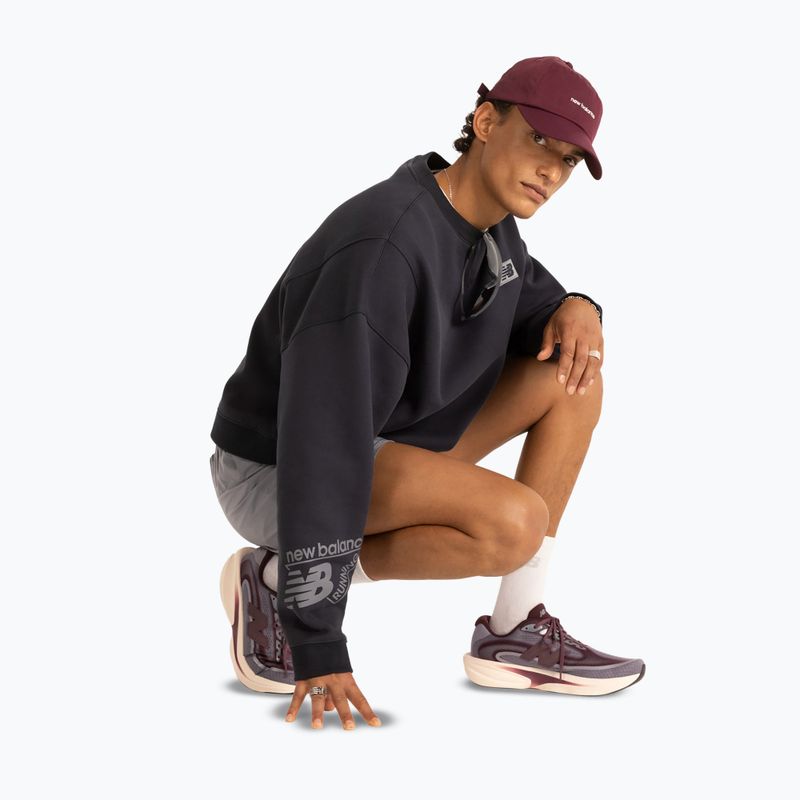 Pantaloni scurți de alergare pentru bărbați New Balance Run Essentials 5" Short off-line grey/smoked violet 4