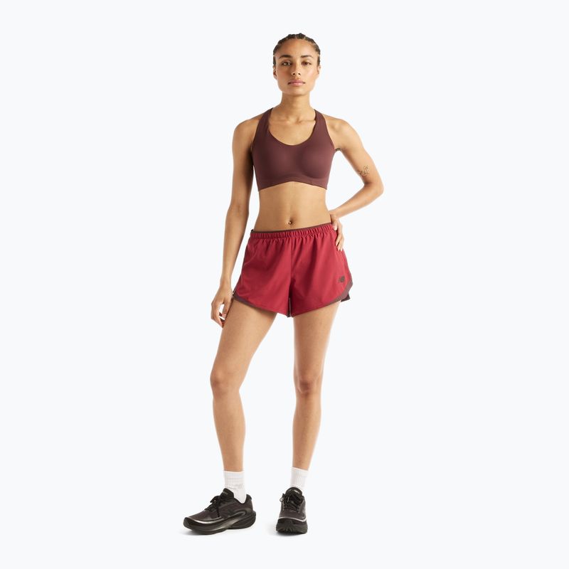 Pantaloni scurți de alergare pentru femei New Balance Run Essentials 3" Short podium red 2