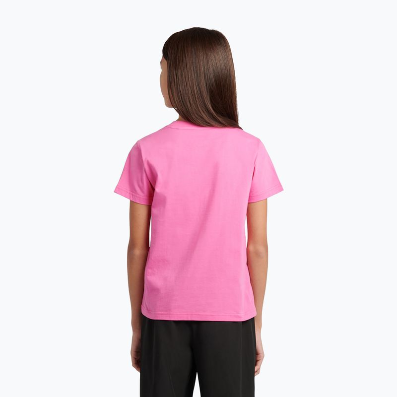 Tricou pentru copii New Balance Jersey Stacked Logo Tee pink satin 3