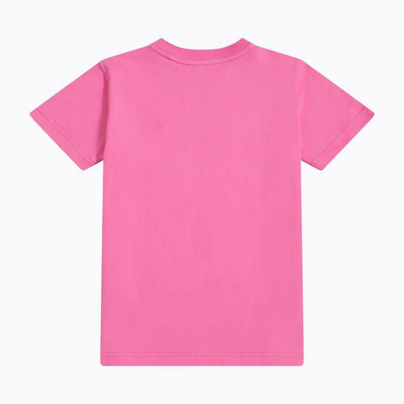 Tricou pentru copii New Balance Jersey Stacked Logo Tee pink satin 7