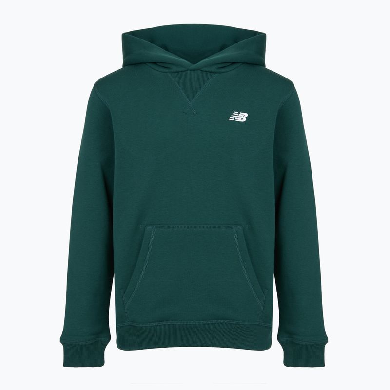 Bluză pentru copii New Balance Brush Back Small Logo Hoodie medusa green 6